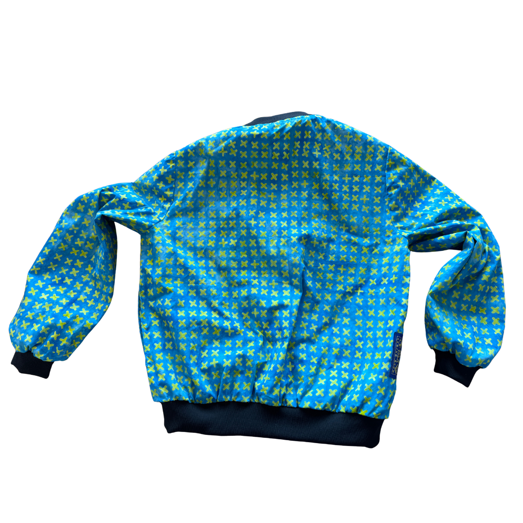 Green & Blue Floral, Reversible Jacket