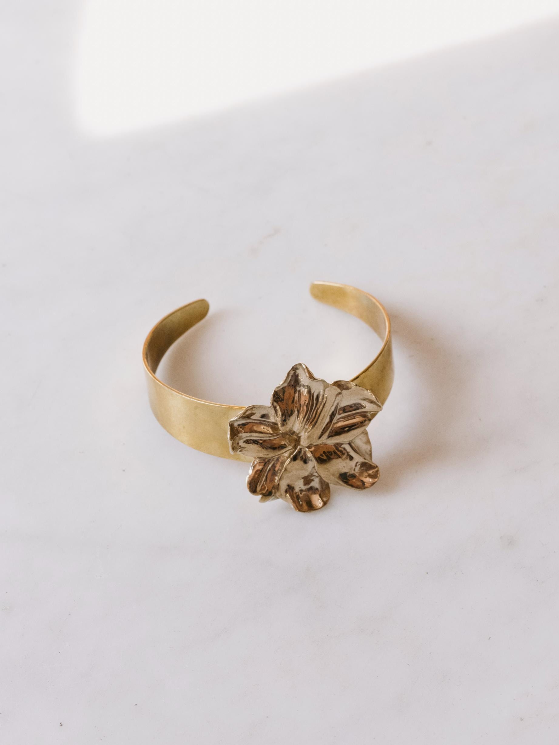 Petite Botanical Single Flower Cuff