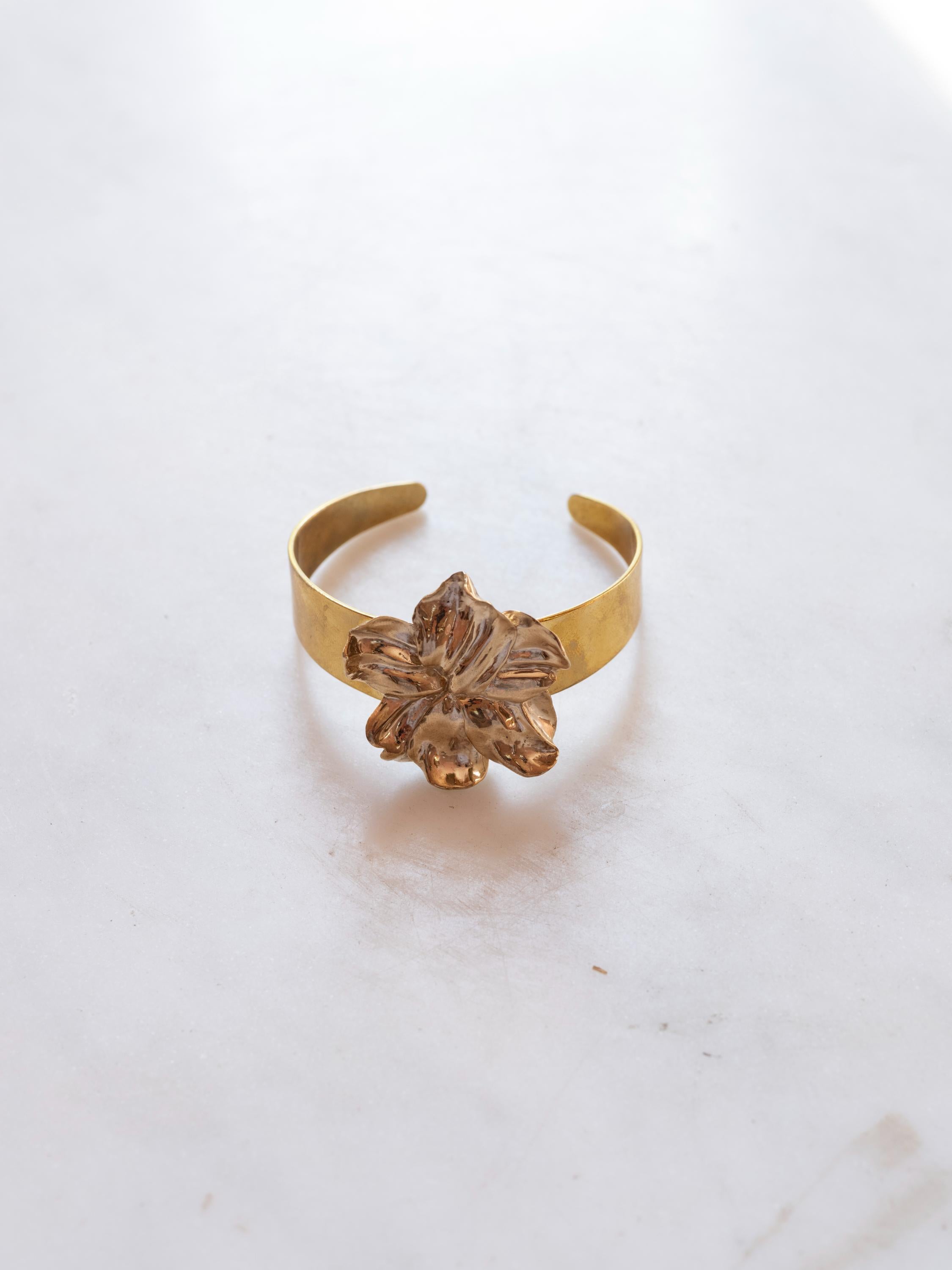 Petite Botanical Single Flower Cuff