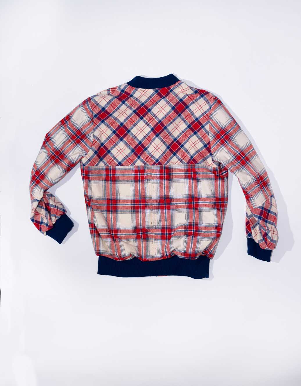 Plaid Bomber Jacket