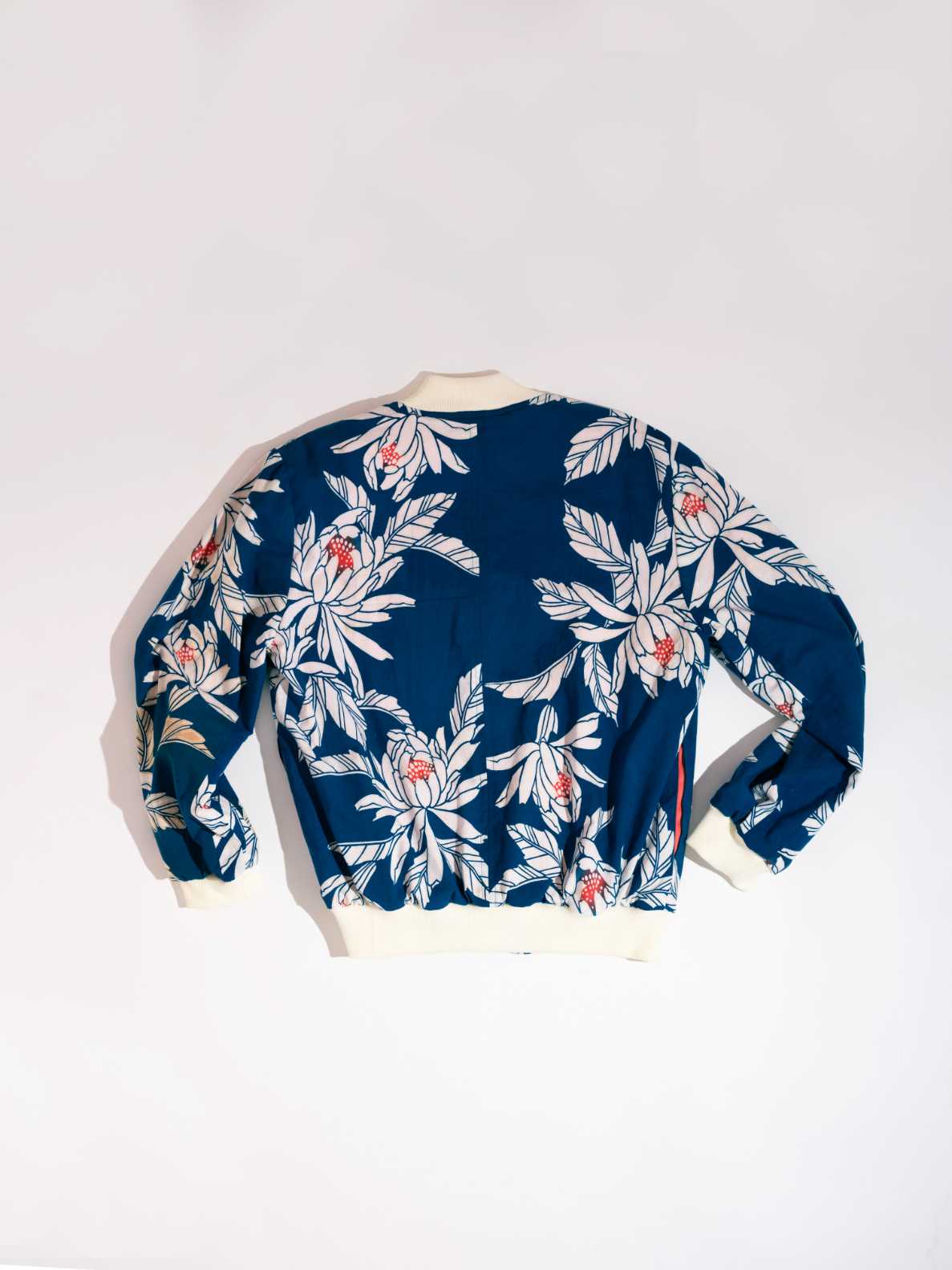Blue Floral Beaded Jacket