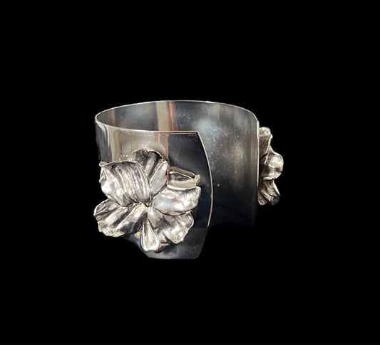 Botanical Double Flower Cuff