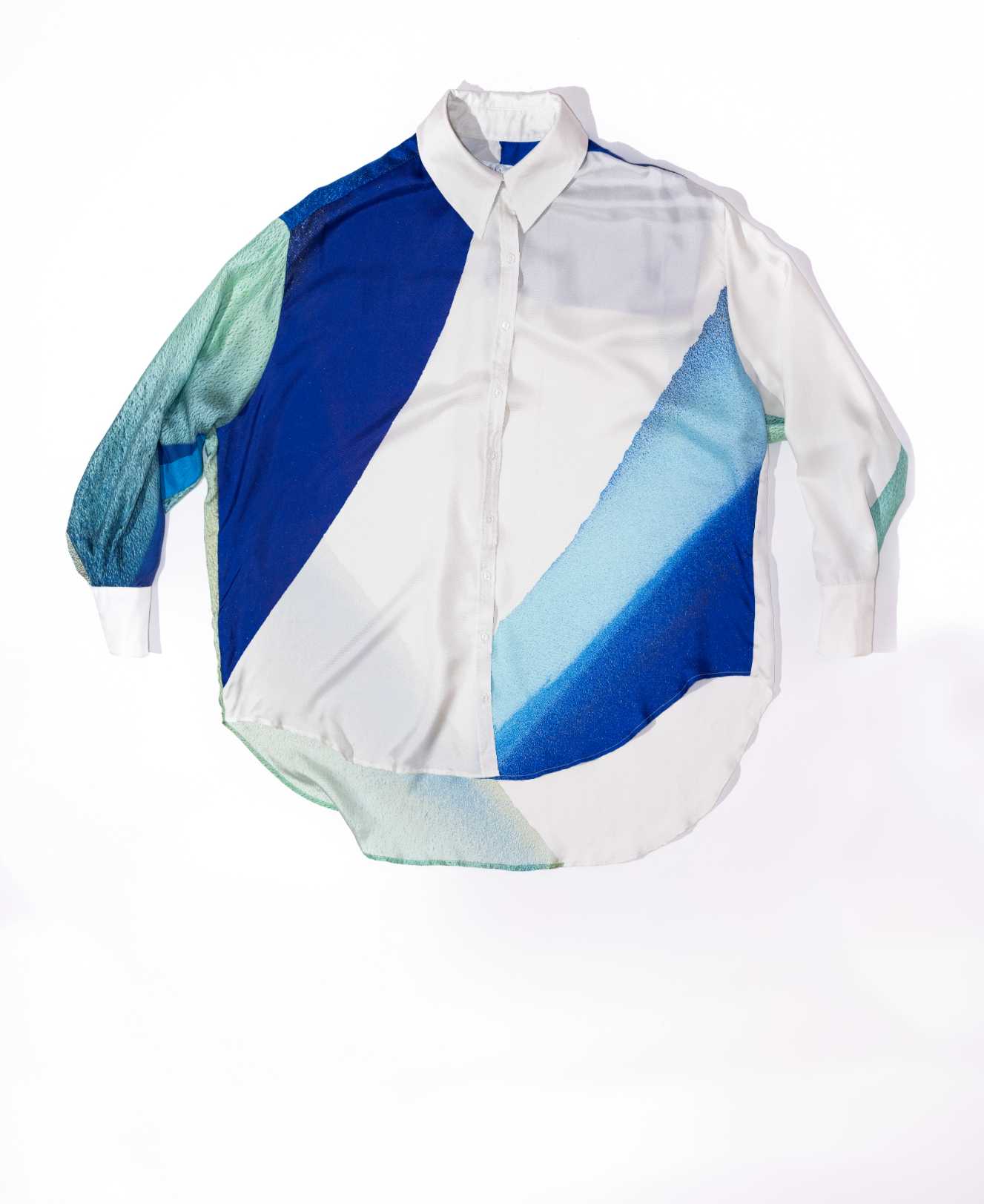 Ocean Breezes Oversized Button Down Shirt