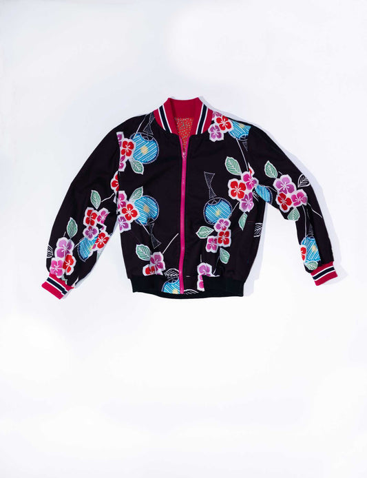 Black Floral Jacket