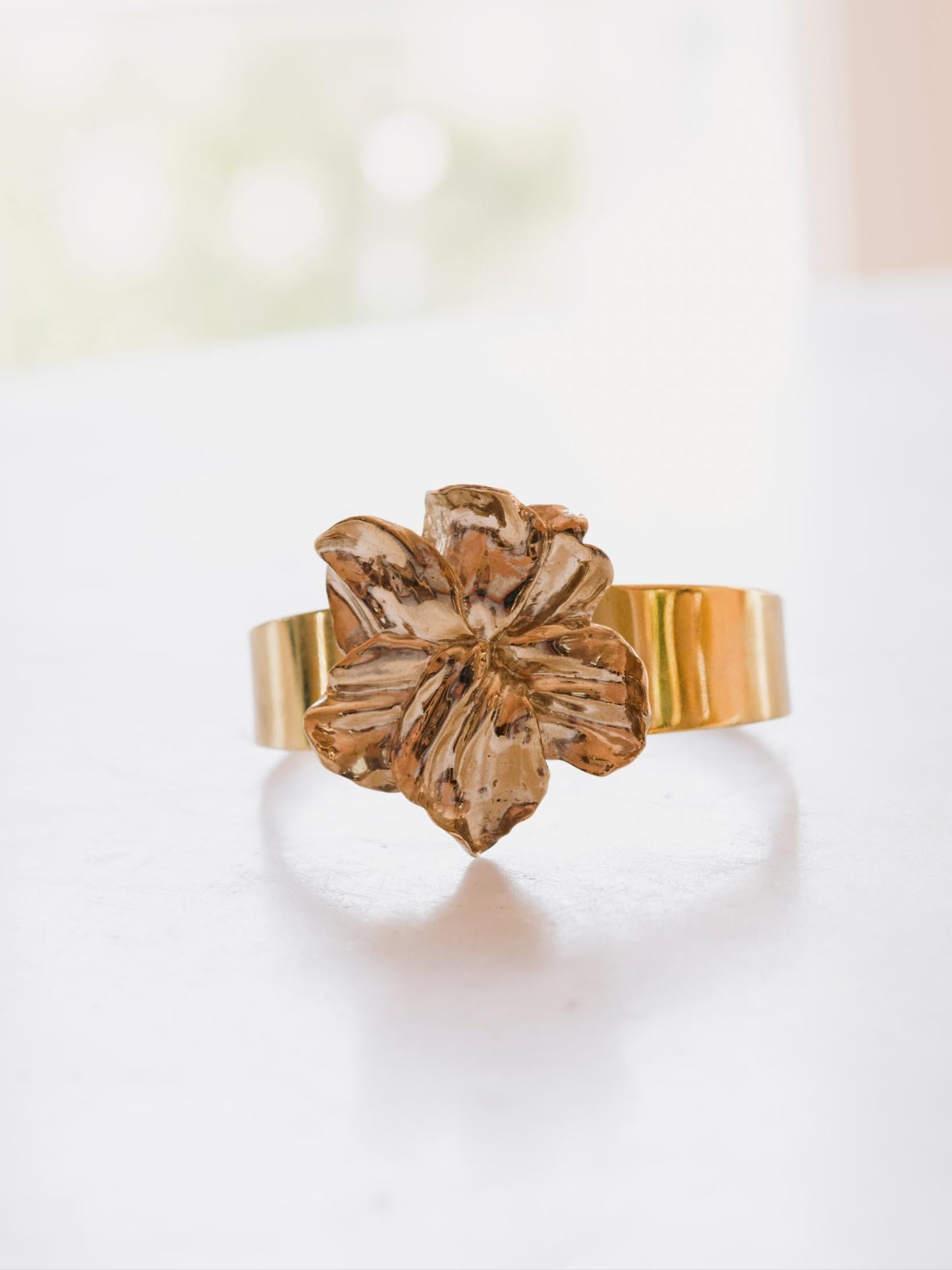 Petite Botanical Single Flower Cuff