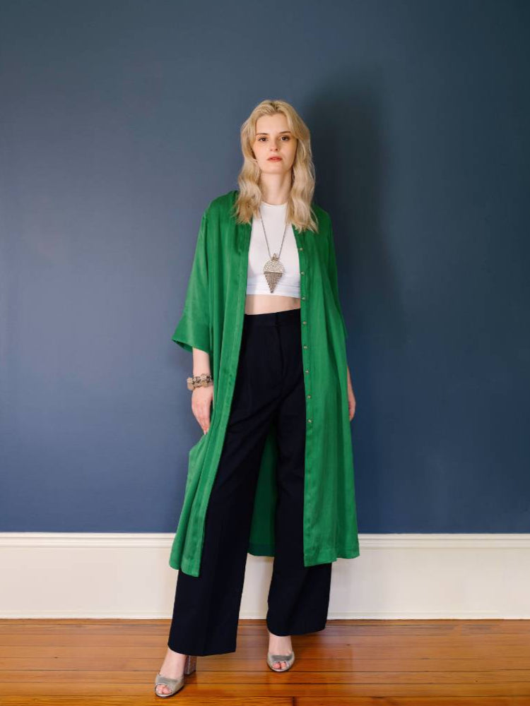 Emerald Green Tunic and Trouser Set