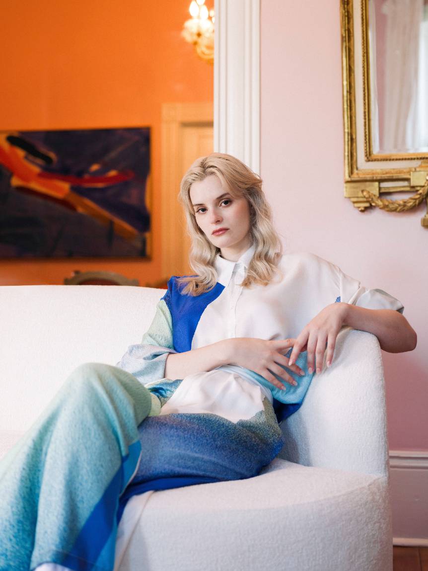 Ocean Breezes Oversized Button Down Shirt