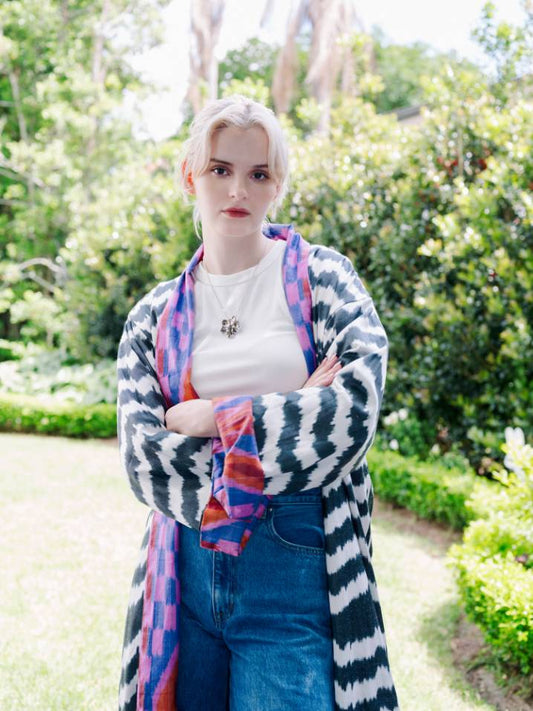 Long Ikat Jacket