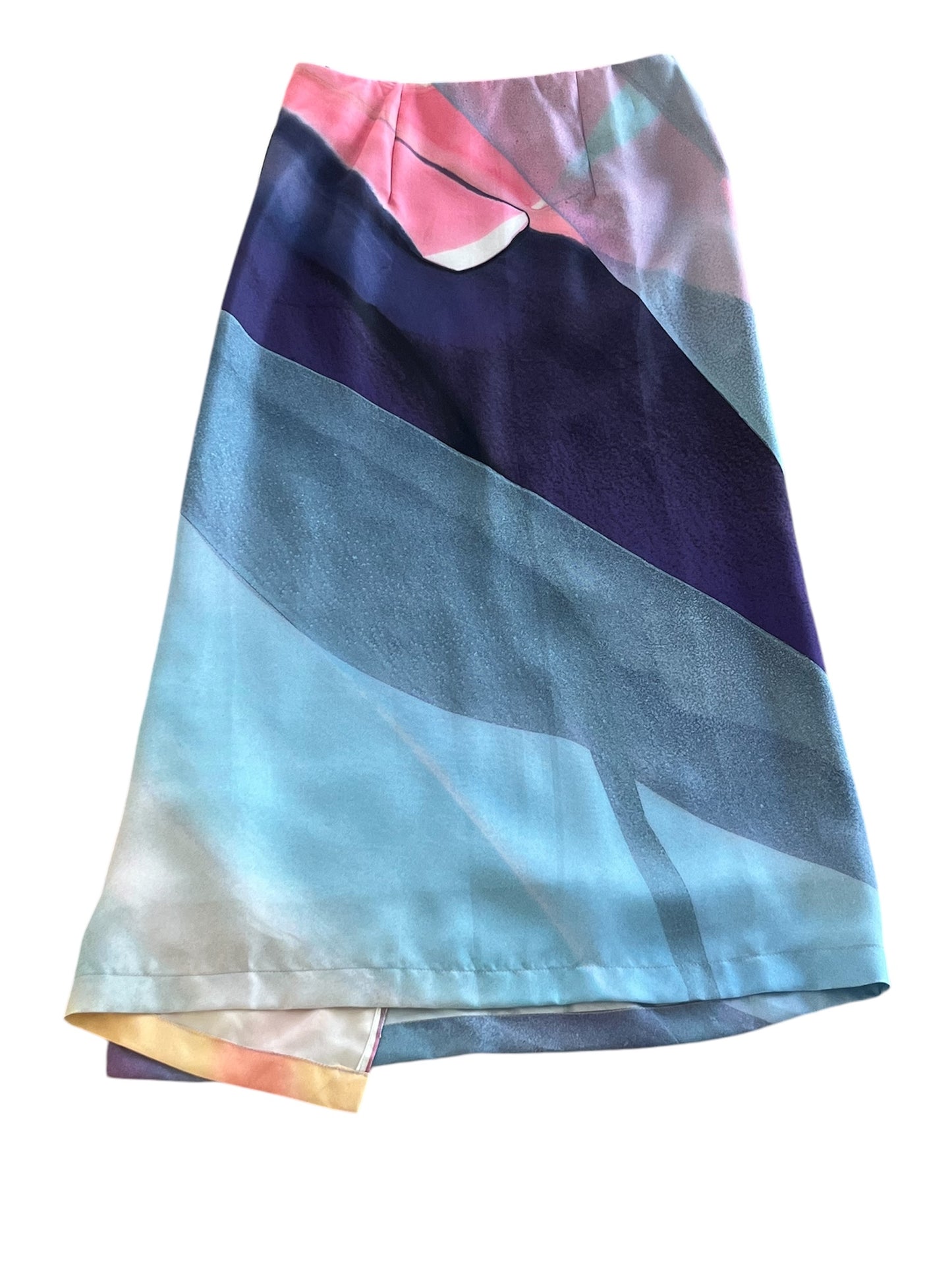 Pink Orchid Long Wrap Skirt